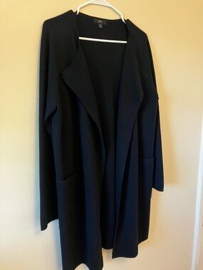 Cotton wool sweater jacket